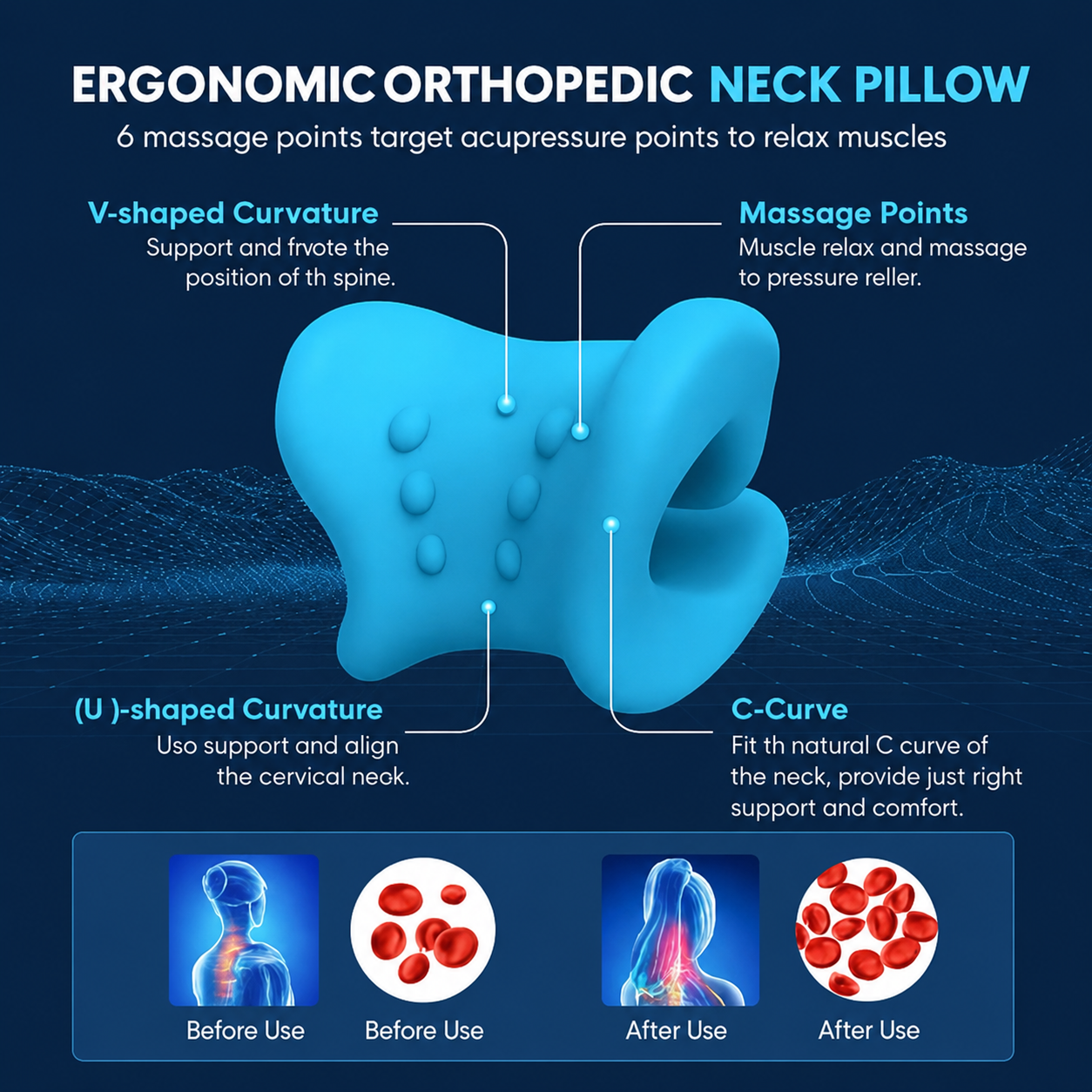 Neck and Shoulder Relaxer For Cervical Spine Alignment